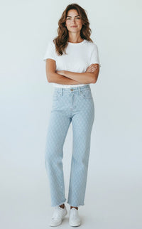 Retro Luxe Fit Denim Pants-190 Denim-RISEN JEANS-Coastal Bloom Boutique, find the trendiest versions of the popular styles and looks Located in Indialantic, FL