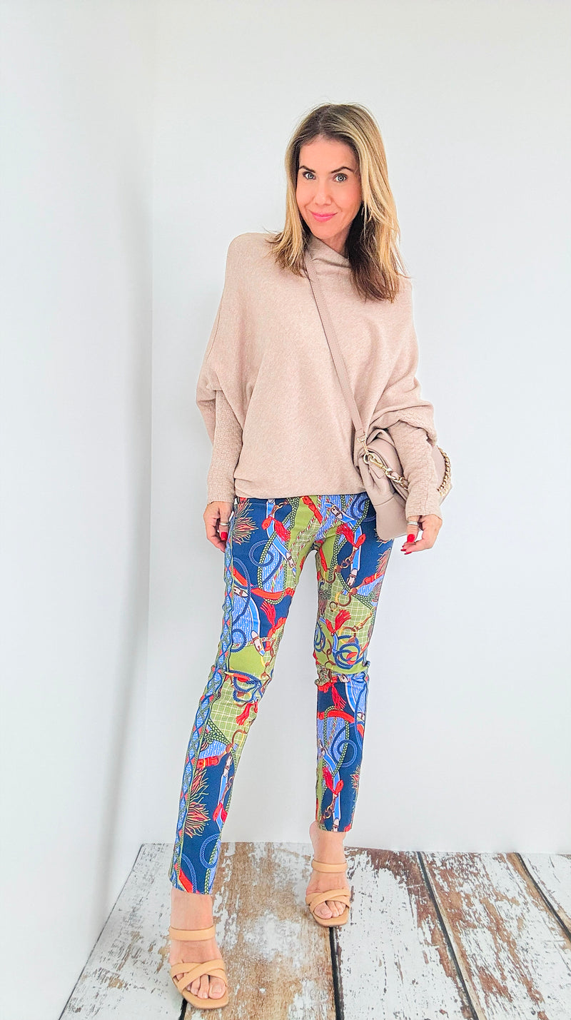 Savage Tango Printed Pants-170 Bottoms-Gretchen Scott-Coastal Bloom Boutique, find the trendiest versions of the popular styles and looks Located in Indialantic, FL