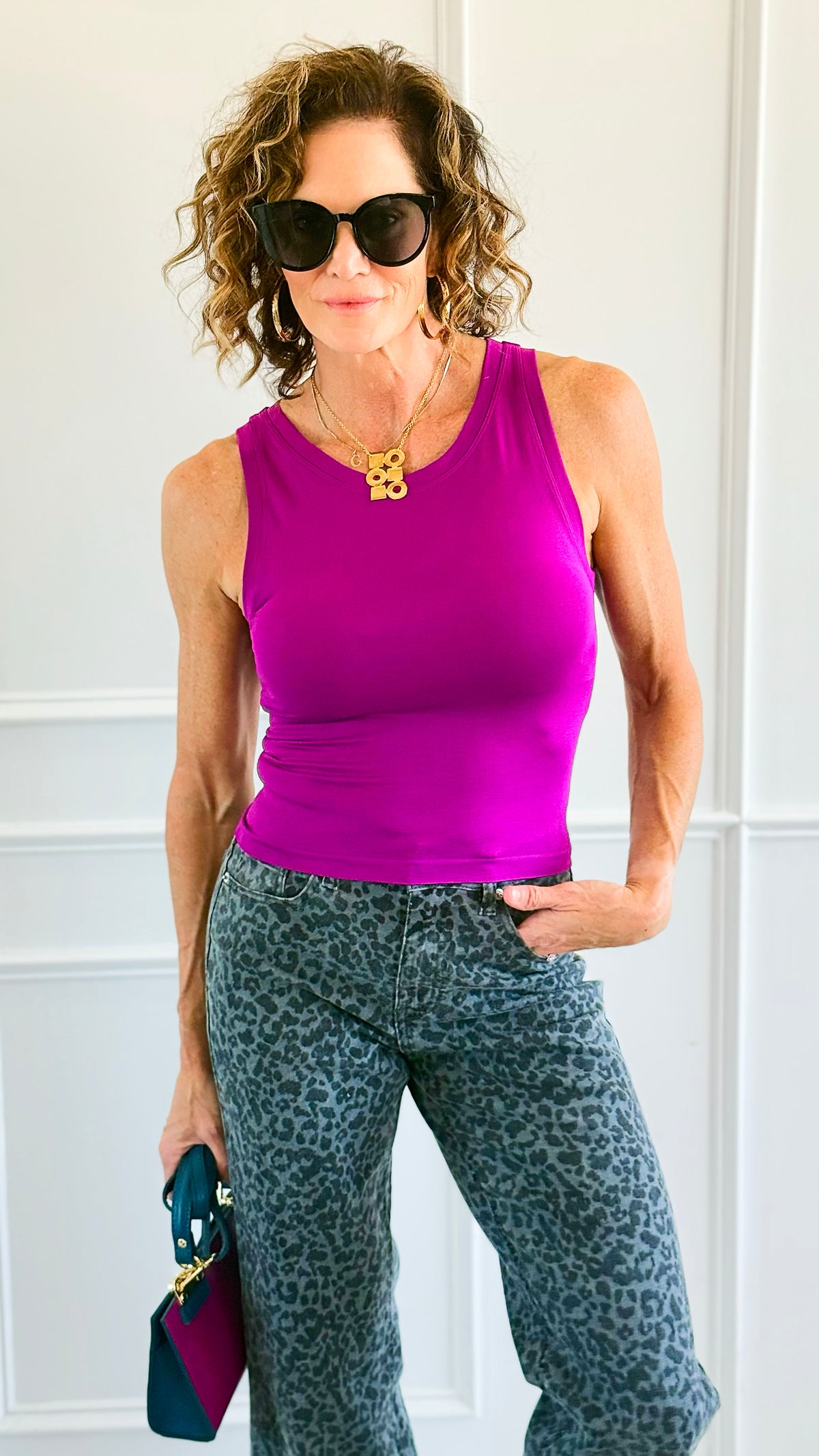 Essential Seamless Tank Top - Lt Plum-100 Sleeveless Tops-Zenana-Coastal Bloom Boutique, find the trendiest versions of the popular styles and looks Located in Indialantic, FL
