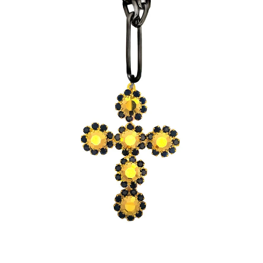 The Madonna in Metallic Gold - TOVA-230 Jewelry-TOVA-Coastal Bloom Boutique, find the trendiest versions of the popular styles and looks Located in Indialantic, FL