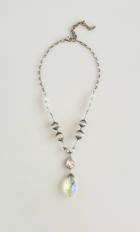 Faceted Gems Briolette Pendant Necklace - Silver-230 Jewelry-NYW-Coastal Bloom Boutique, find the trendiest versions of the popular styles and looks Located in Indialantic, FL