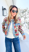 Loom & Indigo Jacket-160 Jackets-DAVI & DANI-Coastal Bloom Boutique, find the trendiest versions of the popular styles and looks Located in Indialantic, FL