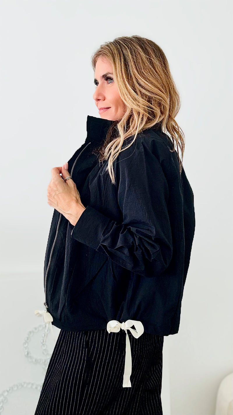 Timberlane Woven Jacket - Black-160 Jackets-Joh Apparel-Coastal Bloom Boutique, find the trendiest versions of the popular styles and looks Located in Indialantic, FL
