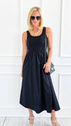 Effortlessly Refined Tank Dress-200 Dresses/Jumpsuits/Rompers-Blu Pepper-Coastal Bloom Boutique, find the trendiest versions of the popular styles and looks Located in Indialantic, FL