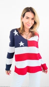 American Dream Sweater-140 Sweaters-MIRACLE-Coastal Bloom Boutique, find the trendiest versions of the popular styles and looks Located in Indialantic, FL