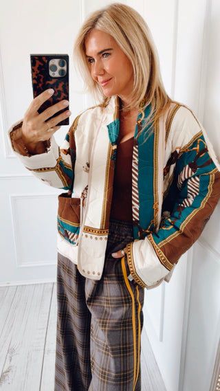 Saddle Society Quilted Italian Jacket