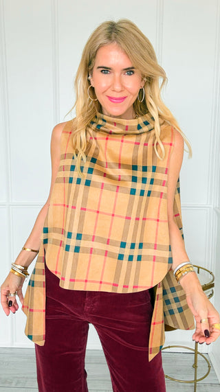 Modern Edge Printed Italian Top - BB Statement