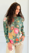 Art Of Bloom Italian St Tropez Sweater-140 Sweaters-Italianissimo-Coastal Bloom Boutique, find the trendiest versions of the popular styles and looks Located in Indialantic, FL