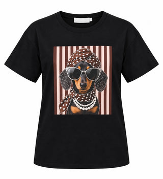 Fashion Dog Graphic Tee