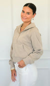 Mist Over Capri Sweatshirt - Ash Mocha-130 Long Sleeve Tops-Zenana-Coastal Bloom Boutique, find the trendiest versions of the popular styles and looks Located in Indialantic, FL