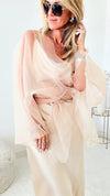 Ethereal Organza Jacket-150 Cardigans/Layers-TOUCHE PRIVE-Coastal Bloom Boutique, find the trendiest versions of the popular styles and looks Located in Indialantic, FL