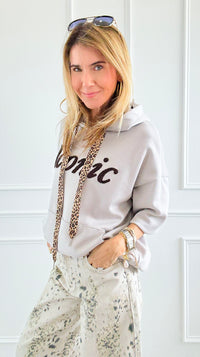 Iconic Italian Hooded Sweatshirt-110 Long Sleeve Tops-LAVVIA-Coastal Bloom Boutique, find the trendiest versions of the popular styles and looks Located in Indialantic, FL