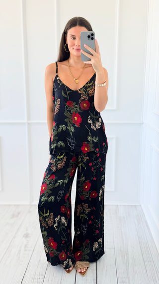 Moonlit Garden Italian Set- Black