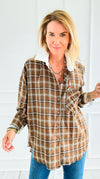 Bee Chic Italian Blouse-110 Long Sleeve Tops-TATTOO Z-Coastal Bloom Boutique, find the trendiest versions of the popular styles and looks Located in Indialantic, FL