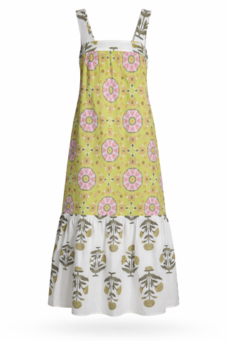 Printed Bow Back Italian Dress