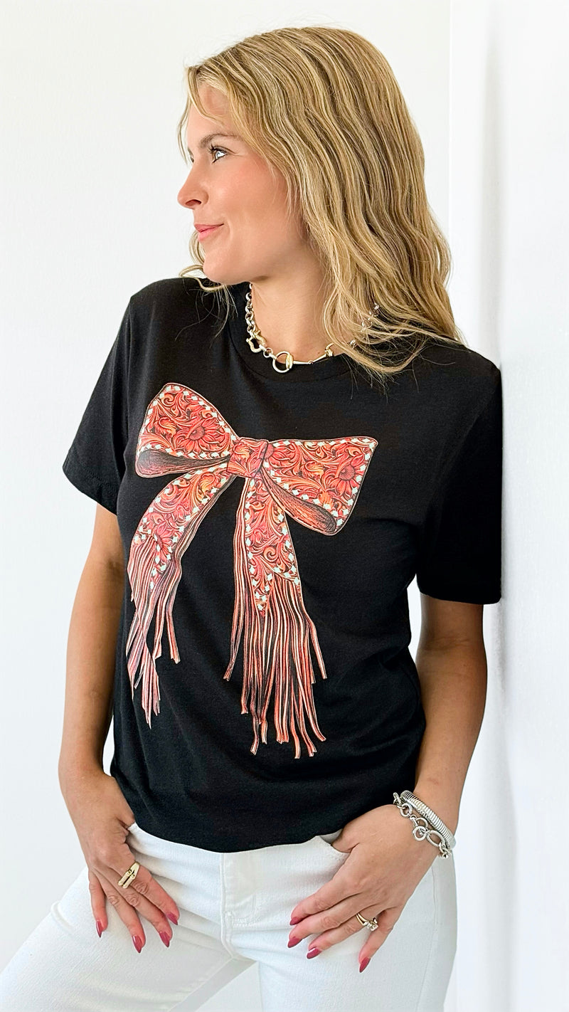 Tied Style Top-110 Short Sleeve Tops-Sterling Kreek-Coastal Bloom Boutique, find the trendiest versions of the popular styles and looks Located in Indialantic, FL