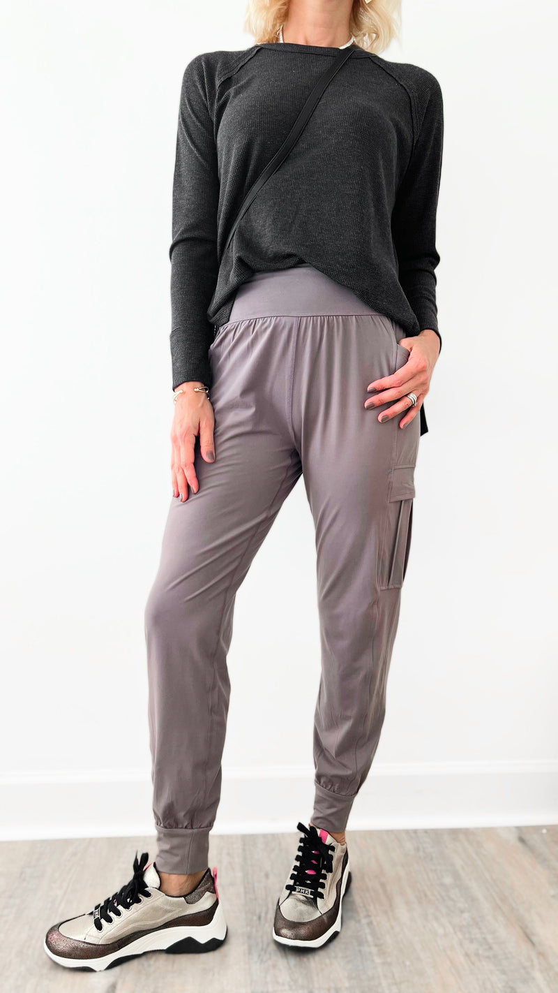Butter Jogger With Side Pockets-210 Loungewear/Sets-Rae Mode-Coastal Bloom Boutique, find the trendiest versions of the popular styles and looks Located in Indialantic, FL