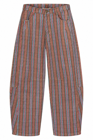 Striped Barrel Pants