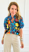 Technicolor Muse Poet Top-110 Short Sleeve Tops-VOY-Coastal Bloom Boutique, find the trendiest versions of the popular styles and looks Located in Indialantic, FL