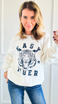 Wild Roar Vintage Sweatshirt-130 Long Sleeve Tops-Sweet Claire-Coastal Bloom Boutique, find the trendiest versions of the popular styles and looks Located in Indialantic, FL