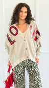 Patch & Cozy Knit Cardigan-150 Cardigan Layers-Blue Velvet-Coastal Bloom Boutique, find the trendiest versions of the popular styles and looks Located in Indialantic, FL
