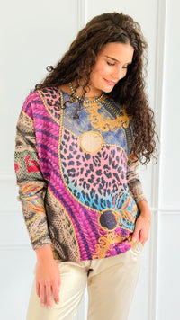 Echeveau Poetic Sweater-140 Sweaters-Fate By LFD-Coastal Bloom Boutique, find the trendiest versions of the popular styles and looks Located in Indialantic, FL