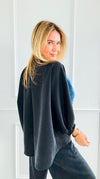 Grand Bow Italian Sweater-140 Sweaters-DIPINTO DI BLU-Coastal Bloom Boutique, find the trendiest versions of the popular styles and looks Located in Indialantic, FL