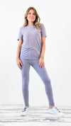 Effortless Move Active Set - Taro Grey-210 Loungewear/Sets-Love Poem-Coastal Bloom Boutique, find the trendiest versions of the popular styles and looks Located in Indialantic, FL