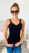 Crazy Beautiful Lace Cami - Black- SHOP-220 Intimates-Elietian-Coastal Bloom Boutique, find the trendiest versions of the popular styles and looks Located in Indialantic, FL
