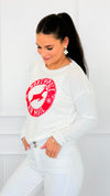North Pole Express Top-130 Long Sleeve Tops-ROUSSEAU-Coastal Bloom Boutique, find the trendiest versions of the popular styles and looks Located in Indialantic, FL