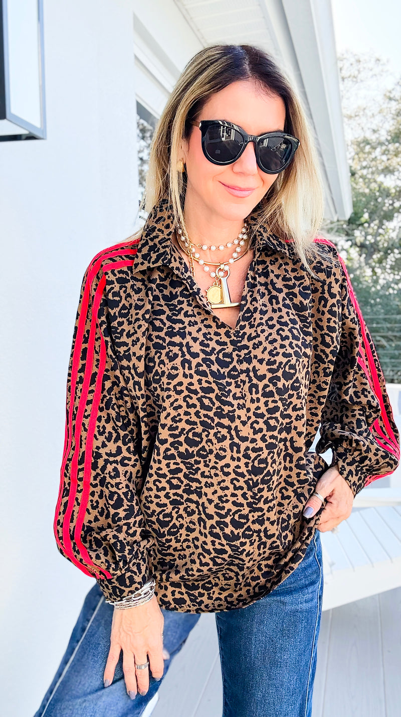 Savage Spark Top-110 Long Sleeve Tops-JODIFL-Coastal Bloom Boutique, find the trendiest versions of the popular styles and looks Located in Indialantic, FL