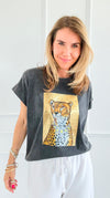 Glam Majesty Italian Graphic Tee-110 Short Sleeve Tops-Italianissimo-Coastal Bloom Boutique, find the trendiest versions of the popular styles and looks Located in Indialantic, FL