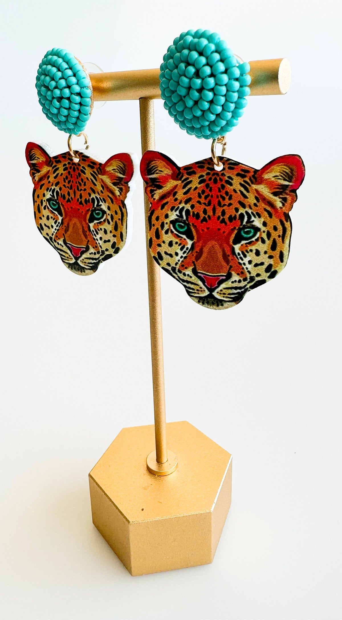 Savage Spotted Print Earrings-230 Jewelry-Darling-Coastal Bloom Boutique, find the trendiest versions of the popular styles and looks Located in Indialantic, FL