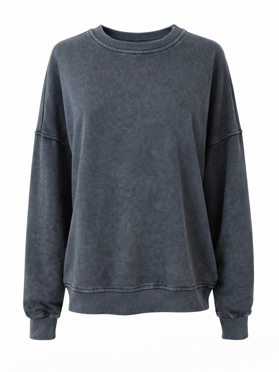 Forever Cozy Italian Sweatshirt- Slate Blue