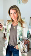 Tropic Jungle Italian Blazer-160 Jackets-Italianissimo-Coastal Bloom Boutique, find the trendiest versions of the popular styles and looks Located in Indialantic, FL