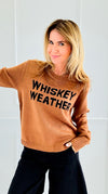 Whiskey Weather Sweater- Brown-140 Sweaters-PANACHE APPAREL-Coastal Bloom Boutique, find the trendiest versions of the popular styles and looks Located in Indialantic, FL