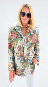 Garden Gala Blazer-160 Jackets-Coalition LA-Coastal Bloom Boutique, find the trendiest versions of the popular styles and looks Located in Indialantic, FL