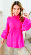 Fabulous Fur Sweater- Fuchsia-140 Sweaters-DEEP PINK-Coastal Bloom Boutique, find the trendiest versions of the popular styles and looks Located in Indialantic, FL