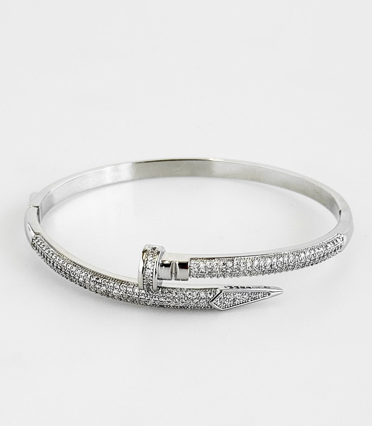 Sleek Strike Pavé Bracelet-230 Jewelry-H&D-Coastal Bloom Boutique, find the trendiest versions of the popular styles and looks Located in Indialantic, FL