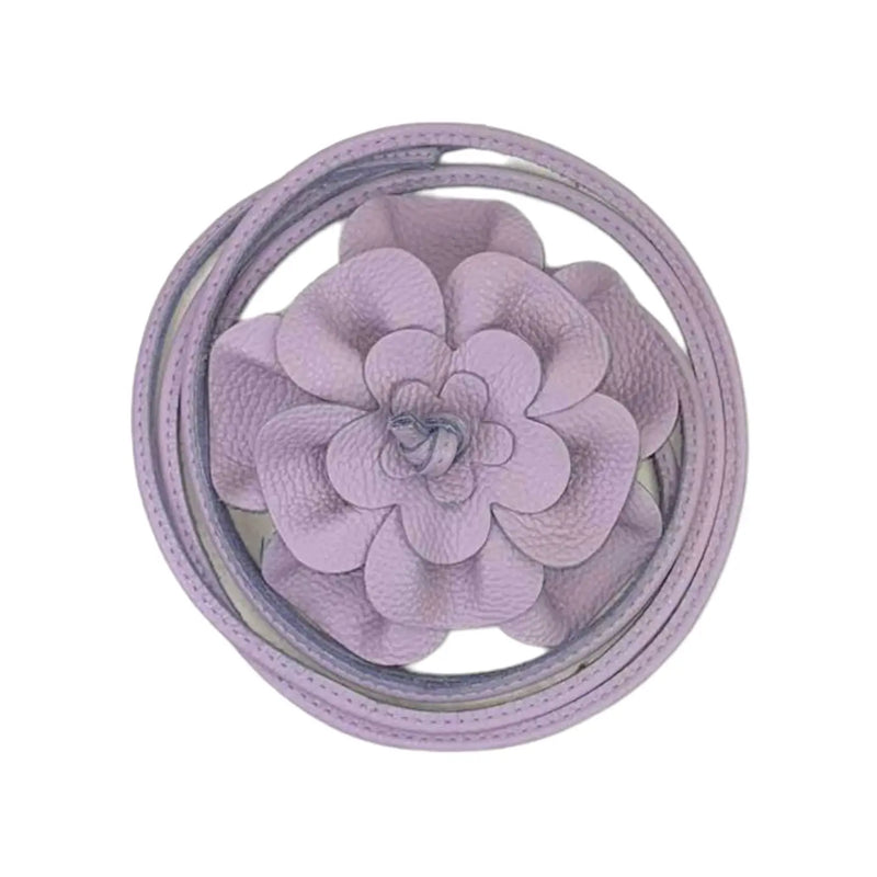 Camelia Leather Belt - Lavender-240 Bags-Chenson & Gorett-Coastal Bloom Boutique, find the trendiest versions of the popular styles and looks Located in Indialantic, FL