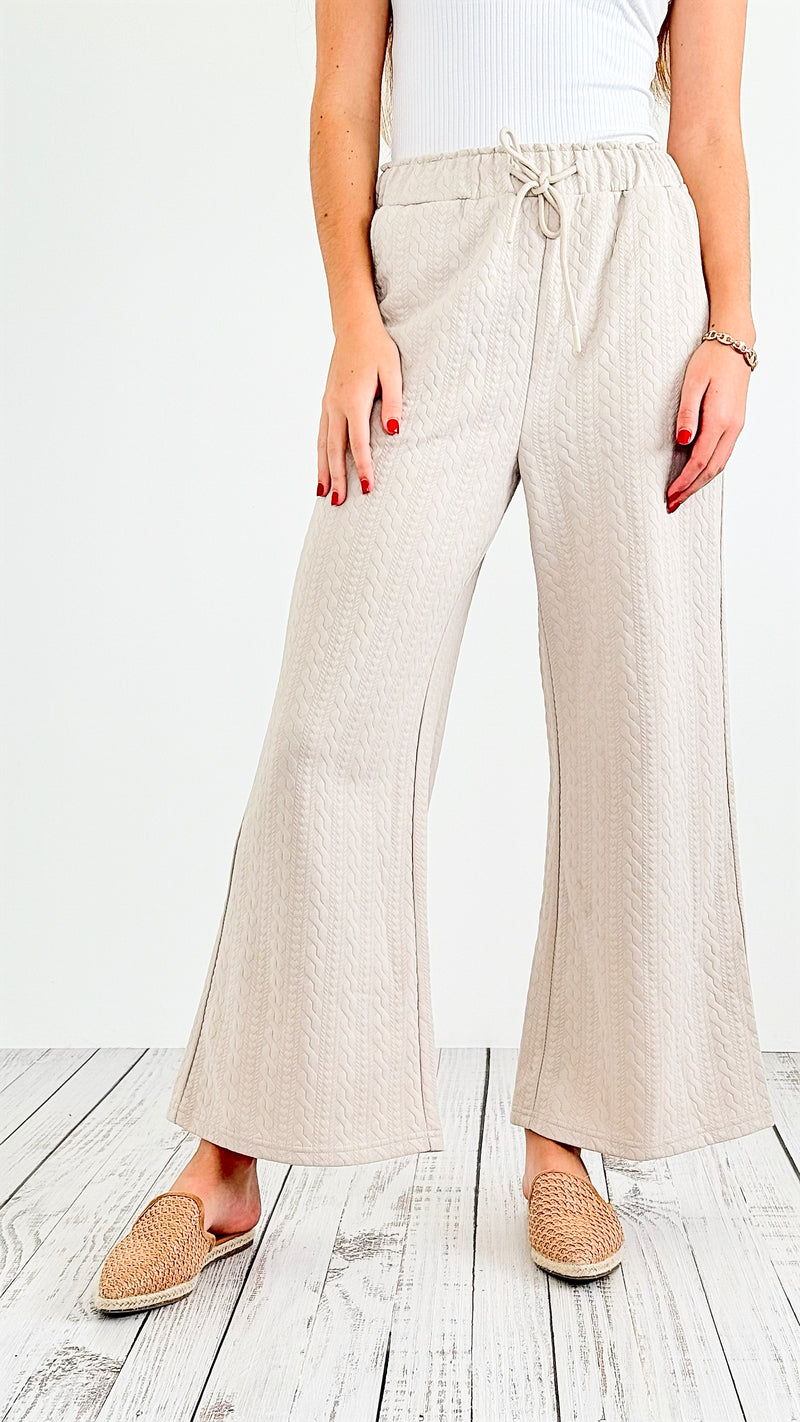 Weekend Relax Knit Pants-170 Bottoms-Jodifl-Coastal Bloom Boutique, find the trendiest versions of the popular styles and looks Located in Indialantic, FL