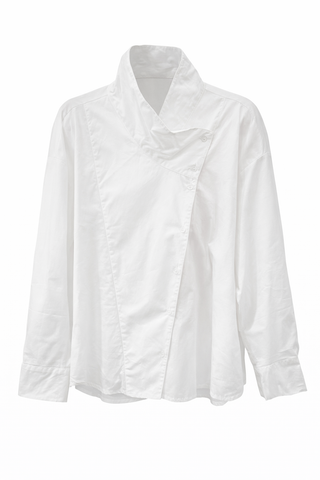 Asymmetry Affair Italian Button Top