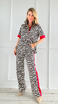 Bold Safari Chic Set-210 Loungewear/Sets-Tea & Cup-Coastal Bloom Boutique, find the trendiest versions of the popular styles and looks Located in Indialantic, FL