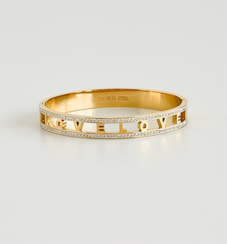 Stainless Steel Love Bangle Bracelet-230 Jewelry-NYC-Coastal Bloom Boutique, find the trendiest versions of the popular styles and looks Located in Indialantic, FL