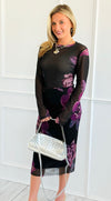 After Dusk Floral Mesh Skirt-170 Bottoms-sew in love-Coastal Bloom Boutique, find the trendiest versions of the popular styles and looks Located in Indialantic, FL