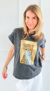 Glam Majesty Italian Graphic Tee-110 Short Sleeve Tops-Italianissimo-Coastal Bloom Boutique, find the trendiest versions of the popular styles and looks Located in Indialantic, FL