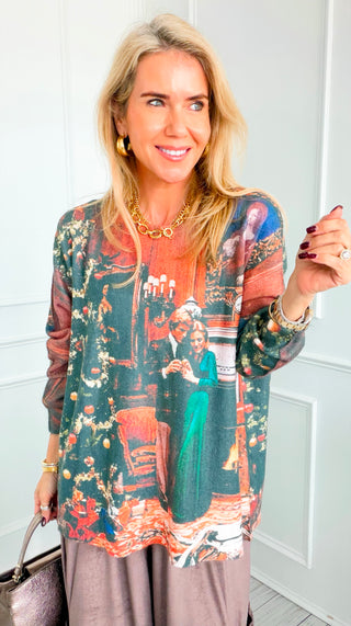 Christmas at The Manor Italian St Moritz Sweater