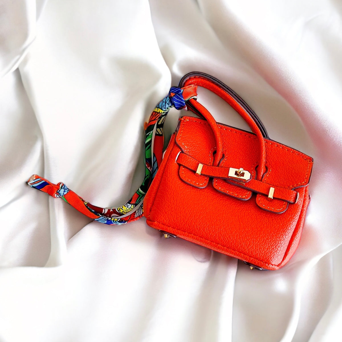 Miss K Mini Handbag - Orange-240 Bags-CBALY-Coastal Bloom Boutique, find the trendiest versions of the popular styles and looks Located in Indialantic, FL