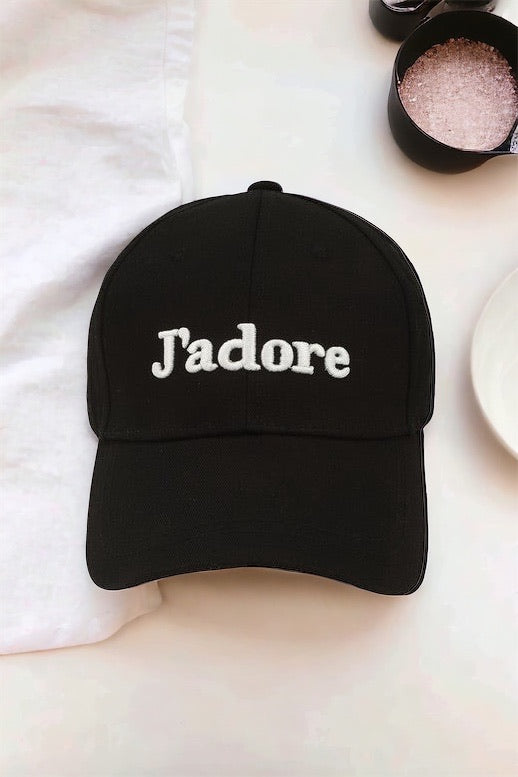 J´Adore Cap Hat - Black-260 Other Accessories-ICCO ACCESSORIES-Coastal Bloom Boutique, find the trendiest versions of the popular styles and looks Located in Indialantic, FL