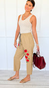 Garden Bloom Relaxed Pants-170 Bottoms-oddi-Coastal Bloom Boutique, find the trendiest versions of the popular styles and looks Located in Indialantic, FL